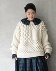 Pure Hand Knit Pullover by Ichi Antiquités