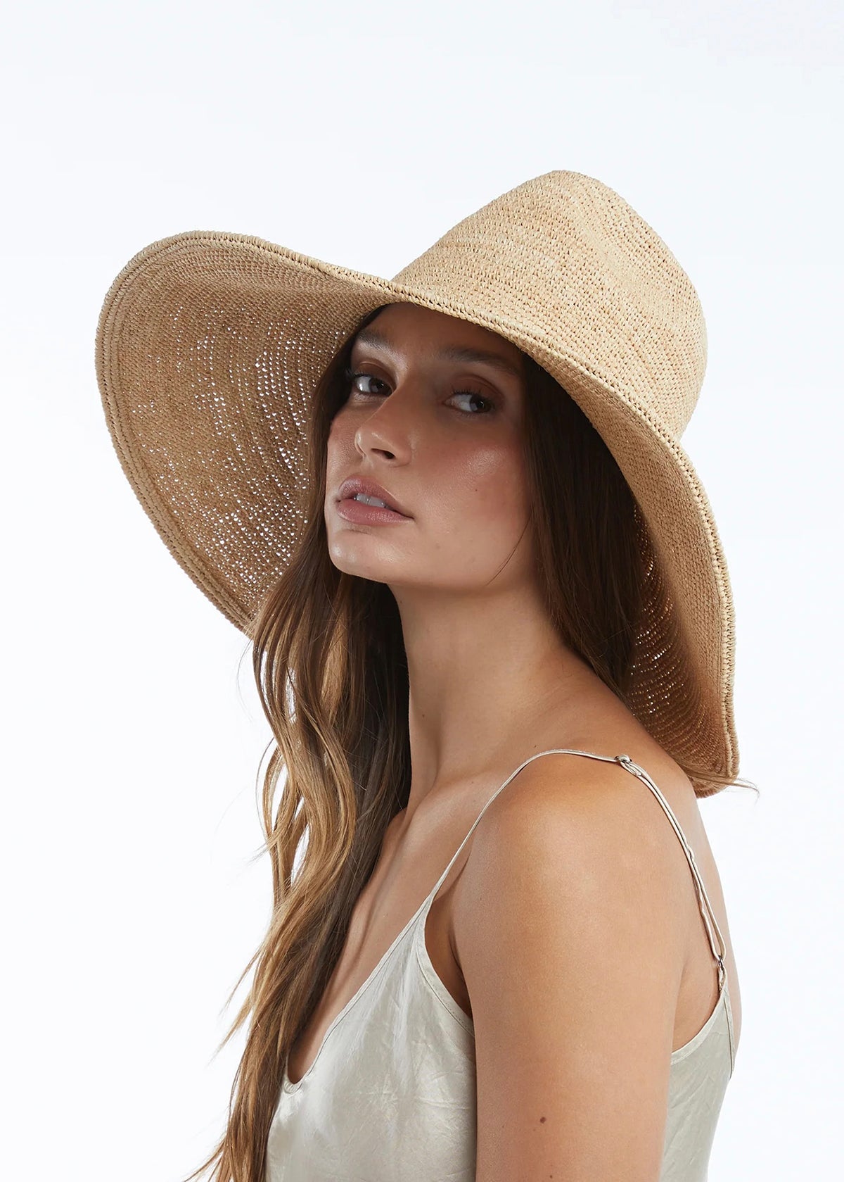 Wyeth Lina Raffia Sun Hat - Natural
