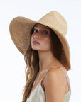 Wyeth Lina Raffia Sun Hat - Natural