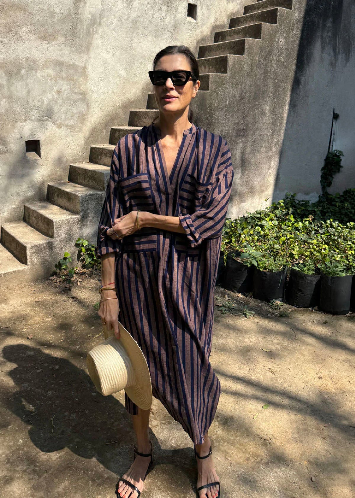 Pocket Caftan - Moroccan Stripe by two