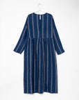 Linen Dobby Stripe Dress by Ichi Antiquités