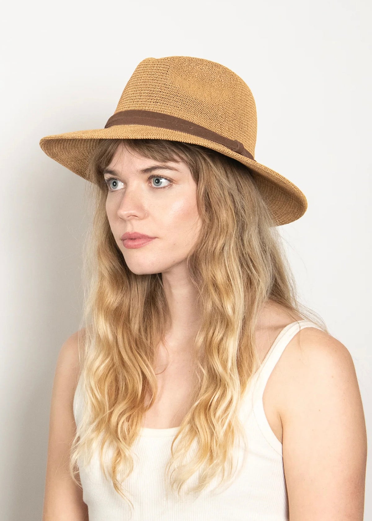 Wyeth Sedona Straw Panama - Camel
