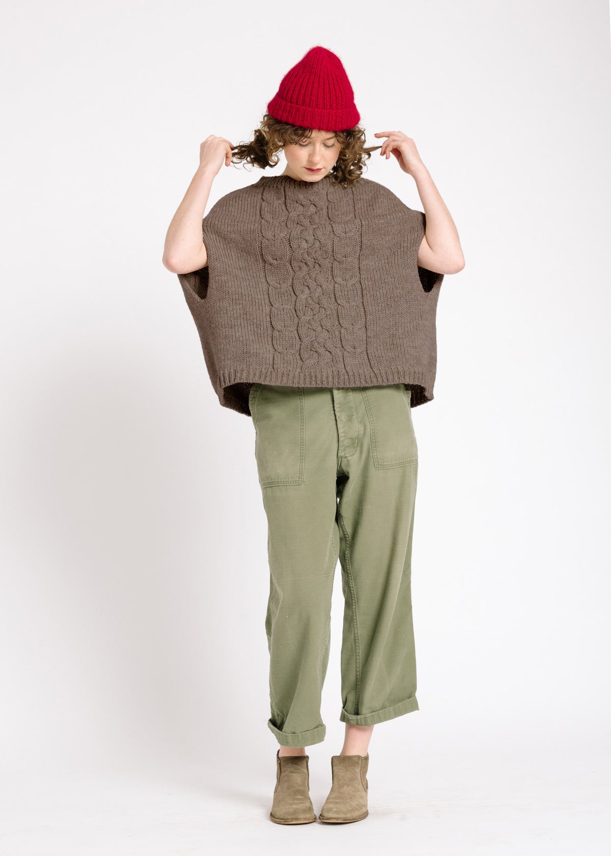 Cape Knit Sweater