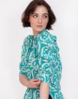 Surya Nandini Top - Teal