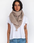 Freya Alpaca Triangle Scarf - Toosh