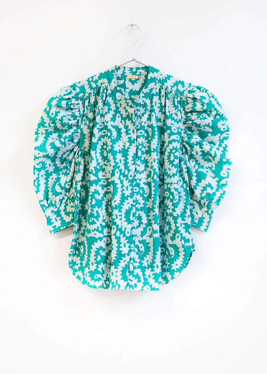 Surya Nandini Top - Teal