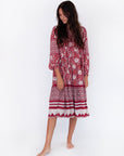 Yamini Booj Dress, Garnet