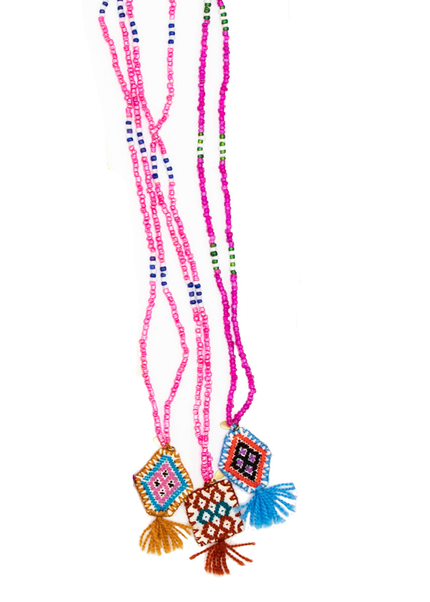 Mexican Tapestry Necklace